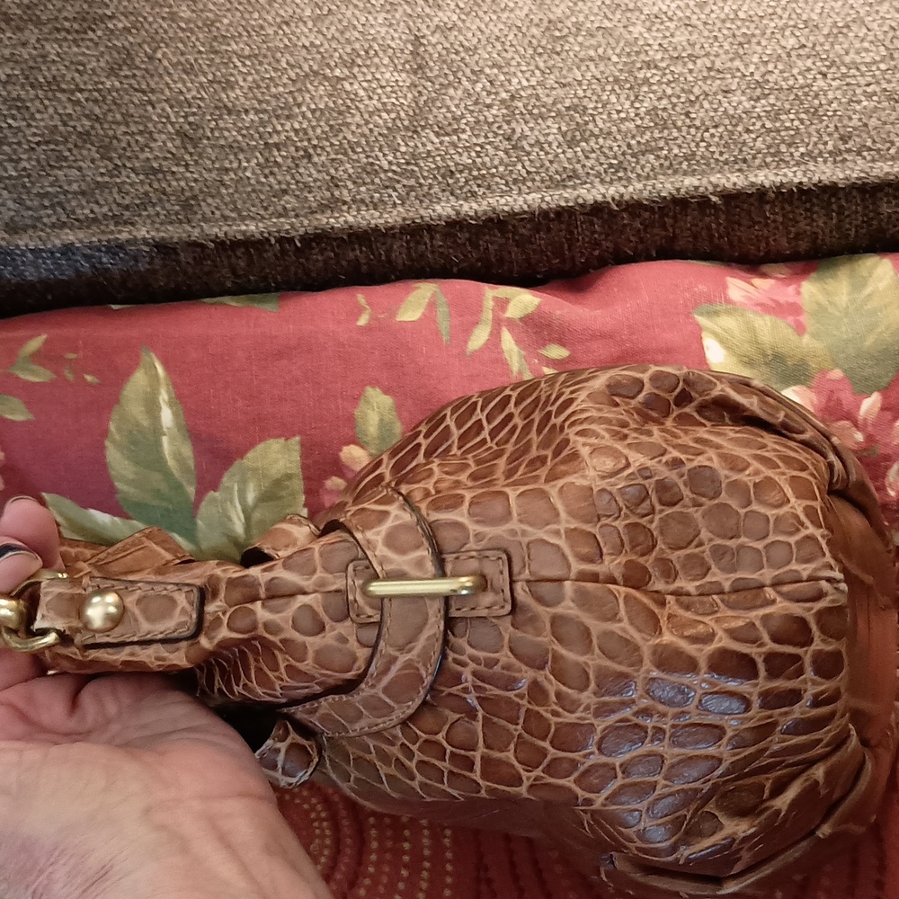 COACH Ashley Cognac Croc - Picture 8 of 9